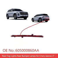 Feu de brouillard arrière, lampe de pare-chocs arrière pour Chery Jaecoo J7 Tansuo 06 OEM 605000860AA, lampe d'avertissement de pare-chocs arrière automobile, ajustement parfait