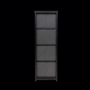 Modern Living Room Fabric <b>Cabinets</b> 8-Drawer Freestanding Durable with Stainless Steel - Product Image 4