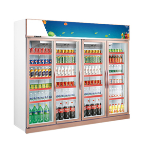 Visicooler 550 <span class=keywords><strong>Litros</strong></span> Enfriador de exhibición de bebidas comercial de titanio de <span class=keywords><strong>2</strong></span> puertas Enfriador de refrigerador de temperatura única - Product Image 3