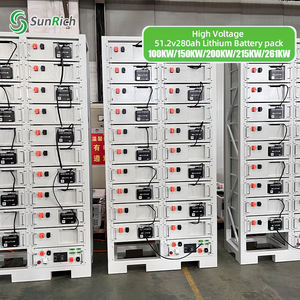 Paquete de Baterías de Litio de Alto Voltaje Sunrich Solar HV 358.4v 512v 716.8v 768v 921.6v Utilizado en Sistemas de Almacenamiento de Energía Fotovoltaica - Product Image 2