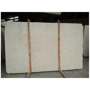 Boton đá đá tự nhiên đánh bóng màu be gạch đá cẩm thạch nhà bếp Countertop nhập khẩu tầng <span class=keywords><strong>slab</strong></span> - Product Image 6