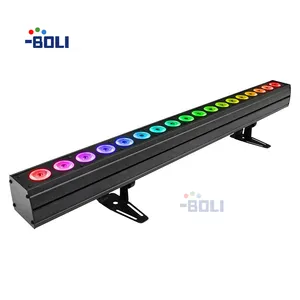 Point Control Rgbwa Uv Led Wall Washer Colorful Rainbow Wash Effect Stage Led Light Bar Disco Party