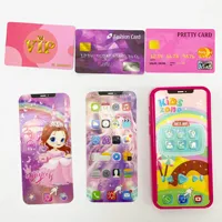 Jouets de maquillage en plastique avec lumière clignotante et sons, accessoires de beauté pour filles, sac de mode
