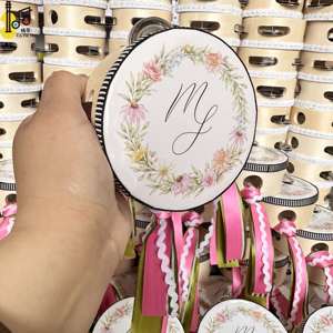 ชุดเครื่องดนตรีไม้ กลองแต่งงาน ริบบิ้นหลากสีแบบกำหนดเอง กลองมือสำหรับงานแต่งงาน กลองสำหรับโบสถ์ กลองแบบสั่งทำพิเศษ ราคา - Product Image 6