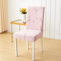 Housses de chaise extensibles en spandex pour salle à manger, salon, bureau, réception – Housse jacquard monobloc