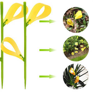 园艺工具集捕捉粘性木桩防水黄色粘性陷阱控制室内植物陷阱 - Product Image 2