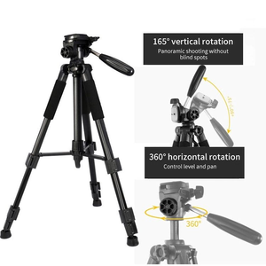 Trépied compact Q111 en aluminium aérospatial professionnel pour l'enregistrement vidéo en extérieur, la photographie de téléphone/appareil <span class=keywords><strong>photo</strong></span> reflex numérique - Product Image 6