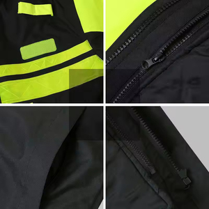 Không thấm nước công nghiệp xây dựng Hi VIS làm việc mặc tùy chỉnh mùa đông nặng công nhân phản quang an toàn bảo hộ lao động cao khả năng hiển thị Áo khoác - Product Image 2