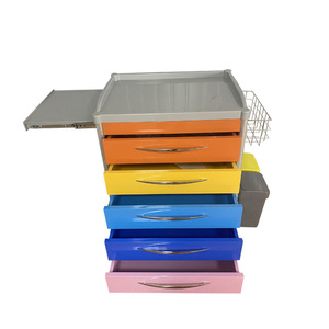 รถเข็นอเนกประสงค์สำหรับการรักษาสีผิวหนัง ขนาด 750x475x930 มม. พร้อมล้อ สำหรับใช้ในโรงพยาบาล - Product Image 4