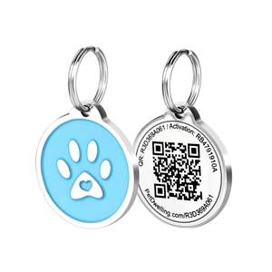 Étiquette d'identification personnalisée pour animaux de compagnie avec <span class=keywords><strong>code</strong></span> QR pour chiens et chats, étiquette à scanner par QR - Product Image 3