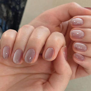 Nouveau oeil de chat court paillettes <span class=keywords><strong>faux</strong></span> ongles artificiels en vrac presse-on magnétique <span class=keywords><strong>faux</strong></span> ongles pratique élégant en vrac artificiel - Product Image 6