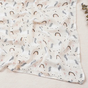 Cabeça De Musselina Kangobaby Envoltórios Lenço Cobertor De Impressão Digital Macia Musselina Swaddle Cobertores - Product Image 2