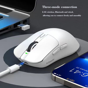 Nuovo modello X11 PAW3311 sensore 3 modalità BT cablato 2.4G Wireless RGB <span class=keywords><strong>Mouse</strong></span> da gioco con Base di ricarica - Product Image 5