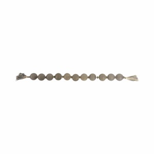 Ghirlanda di perline in vetro testurizzato con accenti metallici per decorazioni domestiche e bagno, ornamento moderno da appendere per ufficio, soggiorno - Product Image 6
