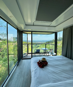 移動式 プレハブ モダン バケーションホテル ラグジュアリーホーム ポータブル 居住用 タイニーハウス モジュール式 コンテナ スペースカプセル - Product Image 3