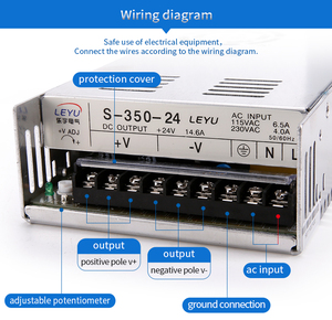 Leyu S-350-24 1A 2A 3A 5A 8A 10A 15A 20A 30A 5V 12V 24V 48V AC DC siêu mỏng dẫn chuyển mạch cung cấp điện - Product Image 3
