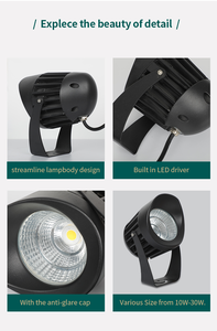<span class=keywords><strong>Luces</strong></span> <span class=keywords><strong>Led</strong></span> Cob para jardín al aire libre, lámpara <span class=keywords><strong>de</strong></span> césped impermeable, sensor <span class=keywords><strong>de</strong></span> movimiento, 10w - Product Image 3