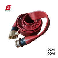 Tuyau d'incendie en caoutchouc nitrile durable de 1 à 12 pouces, PVC NBR TPU, couleurs personnalisées pour la lutte contre l'incendie et les secours