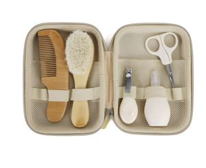 Custom PU Leather Travel Shoe Shine Kit Storage <b>Box</b> Portable Hard Shell Shoe Cleaning Set EVA Case - Product Image 2