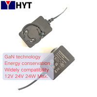 Adaptador de Corriente Desmontable con Clavijas para EE. UU., UE, Reino Unido y Australia, con Cabezales Intercambiables AC/DC
