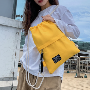 Zaino con coulisse in tela economica per impiegati e borsa da usare direttamente dalla Corea - Product Image 1