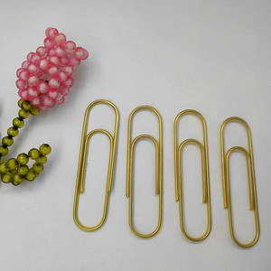 Văn Phòng Phẩm Trường Học Cung Cấp 100Mm Vàng Kim Loại Các Loại Kẹp Giấy Tùy Chỉnh Hình Dạng Kẹp Giấy - Product Image 4