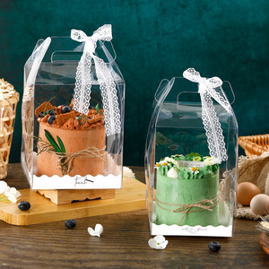 Wholesale Clear Top Pvc Cupcake Wedding Party Plastics Boxes