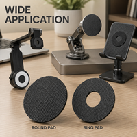 Coussinets en mousse autocollants pour téléphone, coussinets en caoutchouc anti-vibration, rembourrage en silicone, coussin en mousse EVA pour support de téléphone, antidérapant