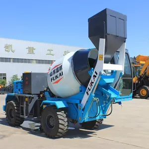 Fukai Thương Hiệu Mới Máy Trộn Xi Măng Xe Tải 15m3 Xe Tải Trộn Bê Tông/Xi Măng Mixer Cho Xe Tải