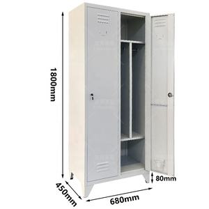 Patas <span class=keywords><strong>de</strong></span> pie Europa escuela americana 2 puertas bisagras <span class=keywords><strong>de</strong></span> lujo spa empleados armario gimnasio limpio Delgado Gabinete <span class=keywords><strong>de</strong></span> acero almacenamiento armario <span class=keywords><strong>de</strong></span> metal - Product Image 4