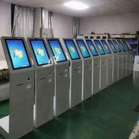 Kiosque de système de file d'attente automatique de banque, d'hôpital, distributeur de billets à écran tactile avec affichage LED, système de gestion de file d'attente