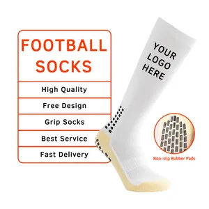 Calcetines Uron fabricante Deporte Calcetines de fútbol de moda OEM Elite Anti Slip fútbol agarre calcetines con Logo