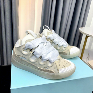 Chaussures tendance Langfan 2025 style européen-américain, en cuir de vachette, à semelle épaisse, avec fermeture à lanière avant, résistantes à l'usure, toutes saisons - Product Image 4