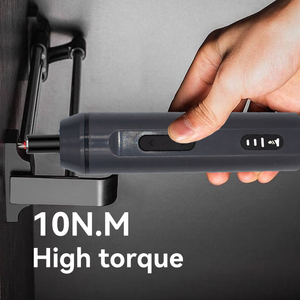 ชุดเครื่องมือไขควงไฟฟ้าไร้สายขนาดเล็ก 3.7V สำหรับงาน DIY ในบ้านอเนกประสงค์ แบตเตอรี่แบบชาร์จได้ 900mAh แรงบิดสูงสุด 1.5N.M - Product Image 5