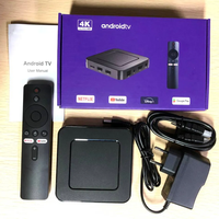 Sıcak satış ATV TV kutusu Z6 Quad Core 4K medya oynatıcı Android 10 OS ses kontrolü uzaktan HD akış cihazı Android Tv çubuk mini PC