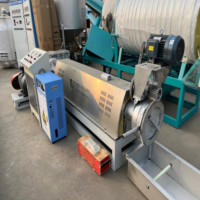 Machine de granulation de plastique recyclé pour films LDPE, LLDPE, PP, PE, sacs tissés, bouteilles, déchets, CE, EPS, PA, PPR, moteur monophasé, 10 tonnes