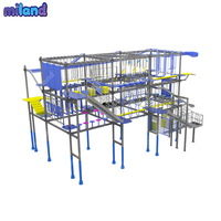 Équipement de parcours Ninja Warrior personnalisé en PVC, obstacles de sécurité, exploration, taille personnalisée pour enfants, ensemble complet