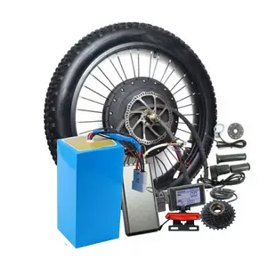 48v 1500w gear 4.0 fat tire electric bike conversion kit electric bicycle conversion kit ebike electric cycle conversion kits