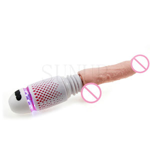 Diskon besar <span class=keywords><strong>Dildo</strong></span> realistis <span class=keywords><strong>Vibrator</strong></span> teleskopik otomatis mesin seks g-spot Stimulator mainan panas untuk toko wanita - Product Image 3