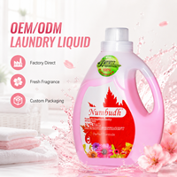 Lessive liquide blanchissante portable écologique à la lavande haute densité 3L personnalisable et gratuite pour vêtements et usage domestique