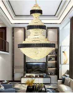 オンラインカスタム卸売 モダンフランス高級クリスタルシャンデリア ホテルホール ヴィラインテリア 大型アリエラクリスタルシャンデリア - Product Image 5