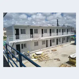 Two Storey Floor Labour Camp Dormitory K House Steel Frame Prefab House