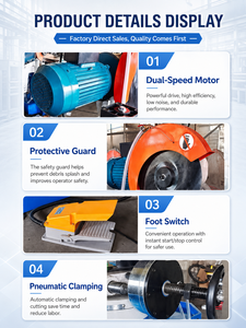 Manual Pipe <b>Saw</b> Cutting Machine Circular Cutting Machine for Metal Tube Cutting Machine - Product Image 3
