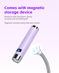 SNRQI Heißer Lieferant Mini AI Nagellampe 360 ° Magnetischer Rotationsständer UV-Lampe für Nagellack Schnelle Aushärtung KI-Sensoren UV-LED-Nagellampe - Product Image 3