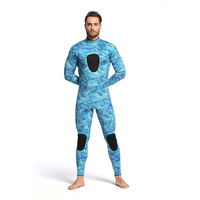 Combinaison de pêche sous-marine en néoprène 3mm 5mm camouflage combinaison en néoprène pour adulte combinaison intégrale une pièce combinaison de plongée gratuite combinaison de surf vente en gros