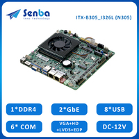 Ordinateur embarqué industriel monocarte 2 Lan N305 DDR4 Max 16 Go Affichage 4K 6 COM 8 USB M.2 LPT SIM X86