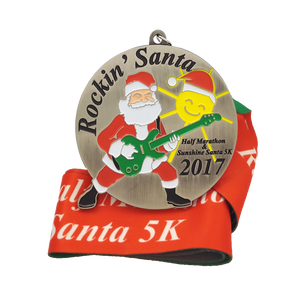 Medallas fabricantes venta al por mayor 5K 10K sublimación maratón metal Premio correr medallas deportivas personalizado Navidad carnaval medalla - Product Image 5