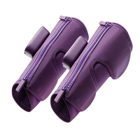Masseur de jambes à compression d'air pour la circulation, bottes de massage électriques pour les mollets avec chaleur pour soulager l'œdème et favoriser la récupération