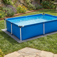 Tissu non tissé protecteur en feutre pour sous-couche de liner de piscine, polaire anti-perforation pour piscines enterrées et hors sol