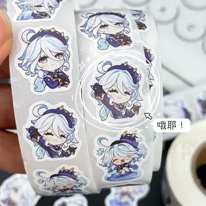 สติกเกอร์การ์ตูนอนิเมะเกมน่ารัก ฟูริน่า ล้างทำความสะอาดได้ 3 มิติ ติดเองได้ เป็นมิตรกับสิ่งแวดล้อม ของเล่นเด็ก ของขวัญ พิมพ์ลาย UV - Product Image 6